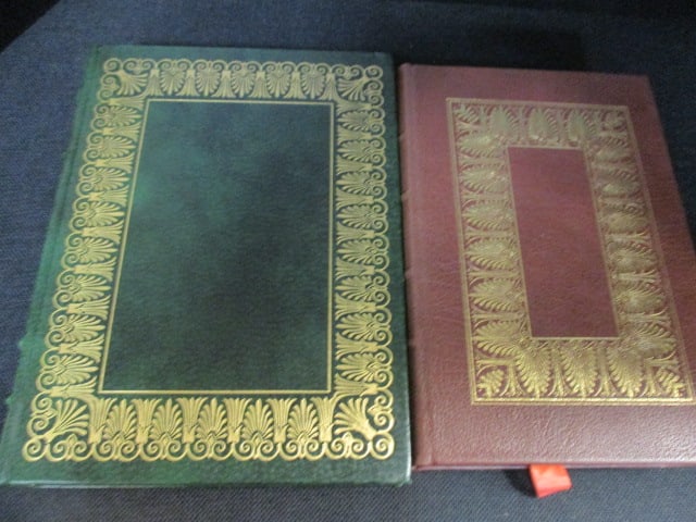 Two Eastman Press Leather Bound Classic Works of Literature - 3