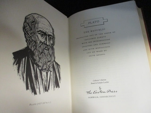 Two Eastman Press Leather Bound Classic Works of Literature - 5
