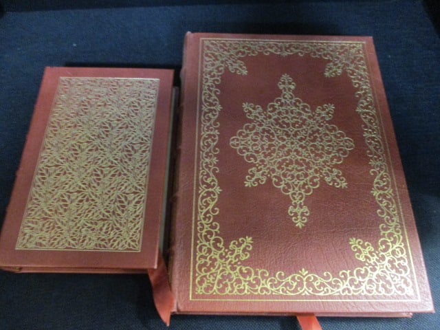 Two Eastman Press Leather Bound Classic Works of Literature - 3