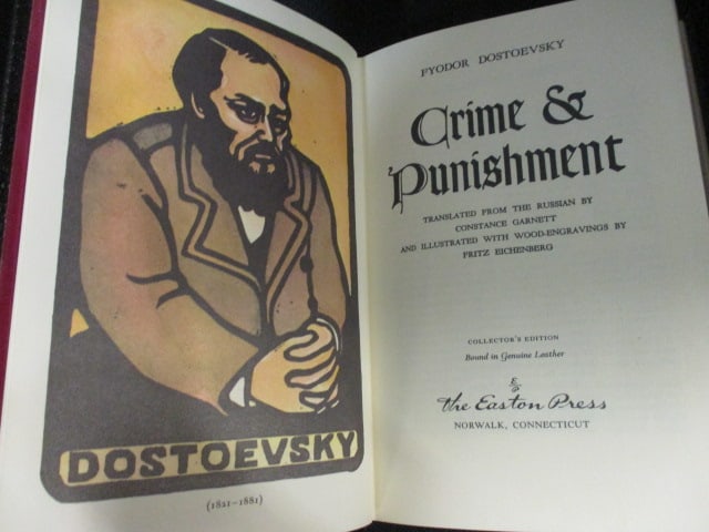 Two Eastman Press Leather Bound Classic Works of Literature - 4