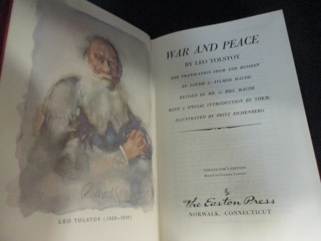 Two Eastman Press Leather Bound Classic Works of Literature - 6