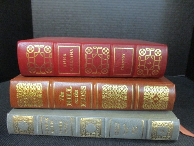Three Eastman Press Leather Bound Classic Works of Literature (1 of 9)