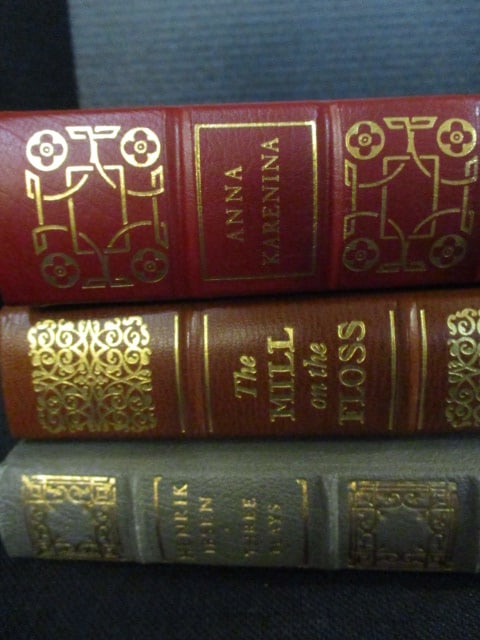 Three Eastman Press Leather Bound Classic Works of Literature - 2
