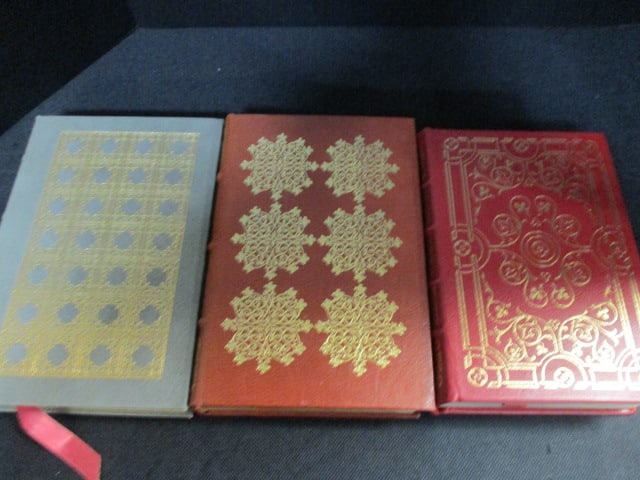Three Eastman Press Leather Bound Classic Works of Literature - 3