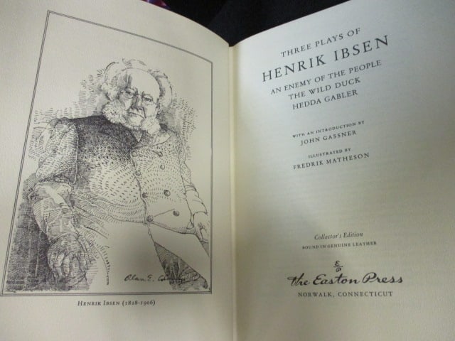 Three Eastman Press Leather Bound Classic Works of Literature - 8