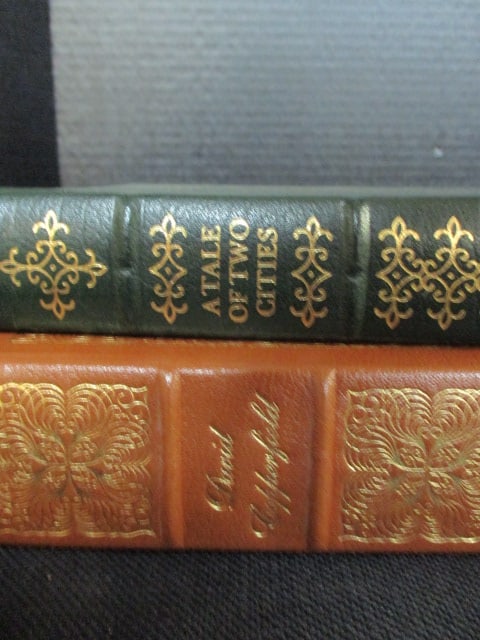Two Eastman Press Leather Bound Classic Works of Literature - 2
