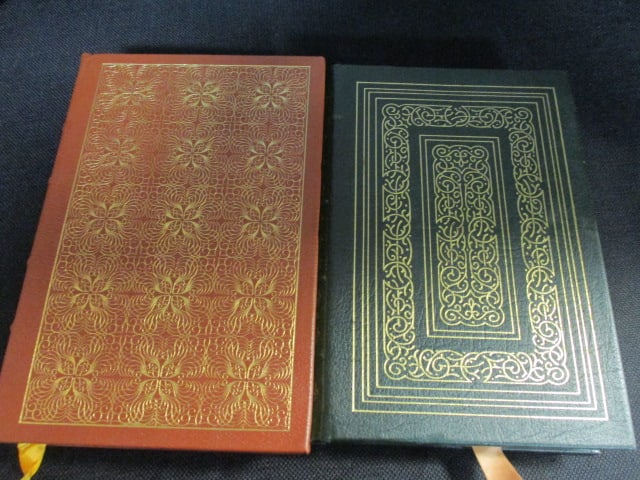 Two Eastman Press Leather Bound Classic Works of Literature - 3