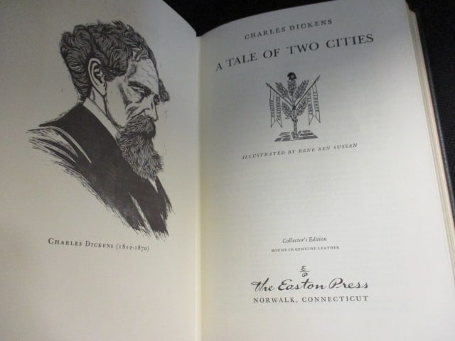 Two Eastman Press Leather Bound Classic Works of Literature - 6