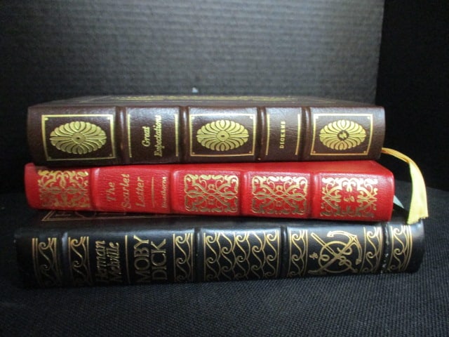 Three Eastman Press Leather Bound Classic Works of Literature (1 of 9)