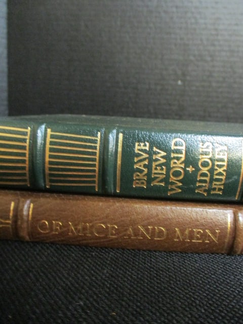 Two Eastman Press Leather Bound Classic Works of Literature - 2