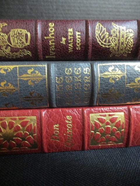 Three Eastman Press Leather Bound Classic Works of Literature - 2