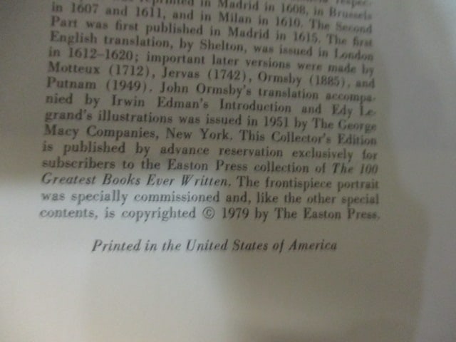 Three Eastman Press Leather Bound Classic Works of Literature - 9