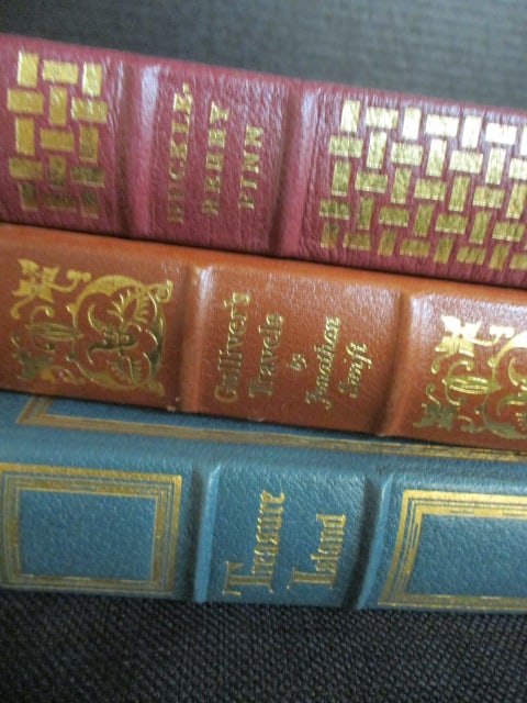 Three Eastman Press Leather Bound Classic Works of Literature - 2