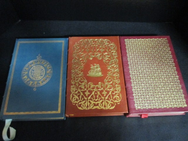 Three Eastman Press Leather Bound Classic Works of Literature - 3