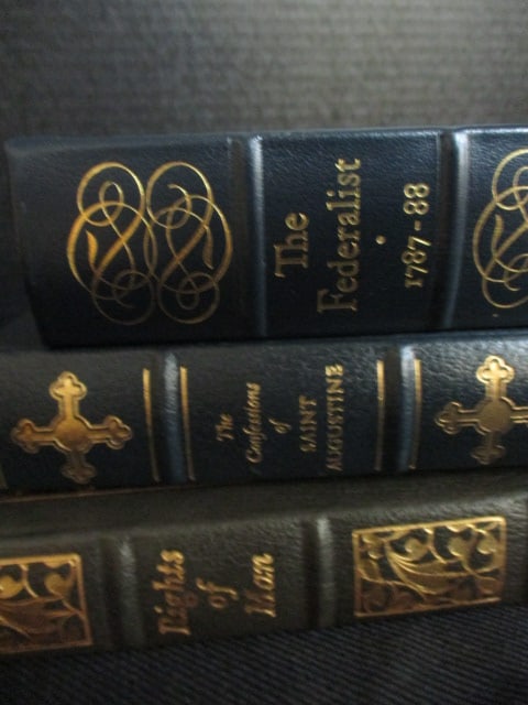 Three Eastman Press Leather Bound Classic Works of Literature - 2