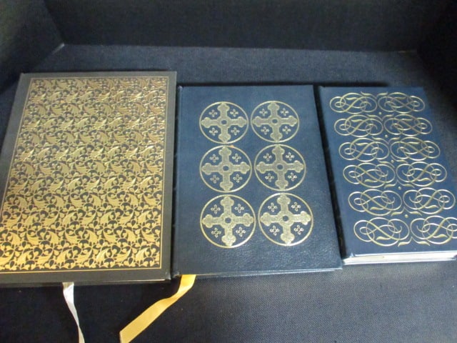 Three Eastman Press Leather Bound Classic Works of Literature - 3