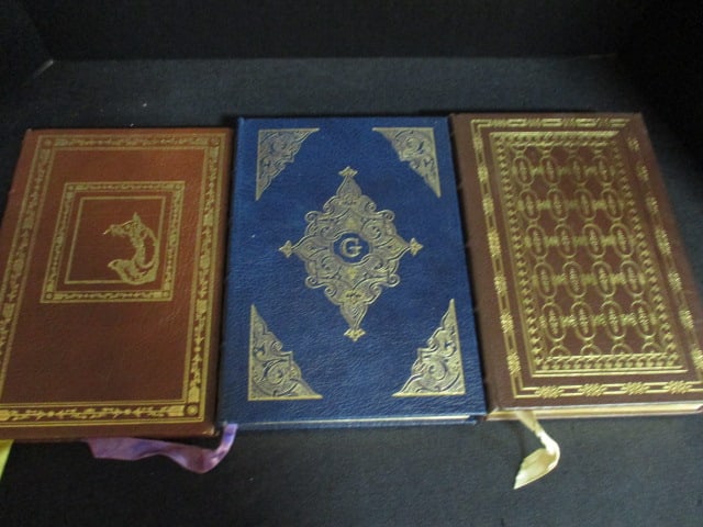 Three Eastman Press Leather Bound Classic Works of Literature - 3