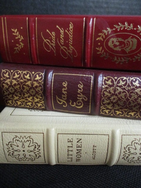 Three Eastman Press Leather Bound Classic Works of Literature - 2
