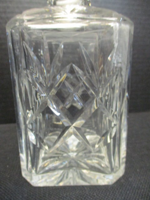 Crystal Decanter with Faceted Globe Stopper - 2