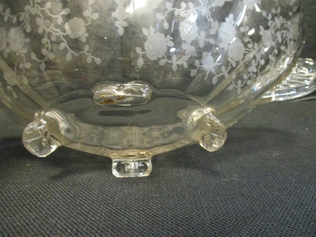 Elegant Glass Footed Console Centerpiece Bowl - 5