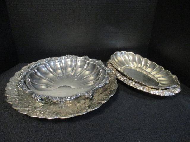 Four Nice Quality Silverplated Serving Bowls (1 of 12)