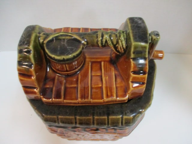 Vintage McCoy "Wish I Had A Cookie" Wishing Well Cookie Jar - 2