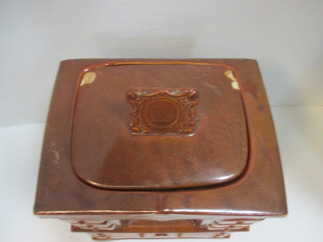 Vintage McCoy Armoire Form Cookie Jar - 2