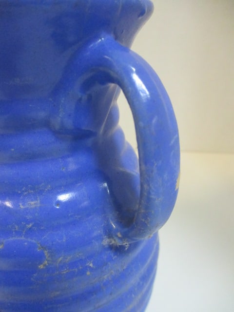 Vintage McCoy Glazed Double Handle Urn Vase - 3