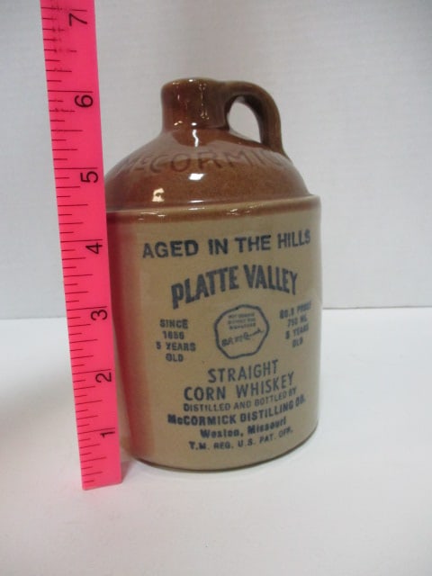 Vintage McCormick Platte Valley Straight Corn Whiskey Jug - 5