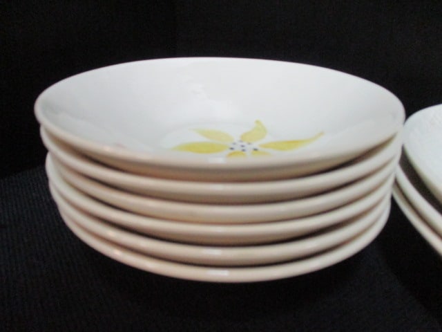 Vintage USA Pottery Plates and Bowls - 4