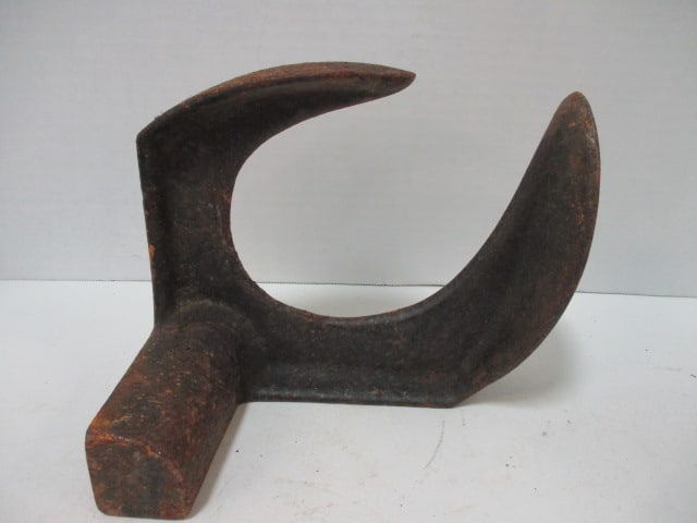 Antique Cast Iron Cobbler's Shoe Last Anvil with Square Mounting Shank: 6"h, Local Pickup Only