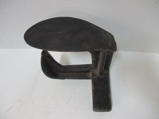 Antique Cast Iron Cobbler's Shoe Last Anvil with Square Mounting Shank - 3