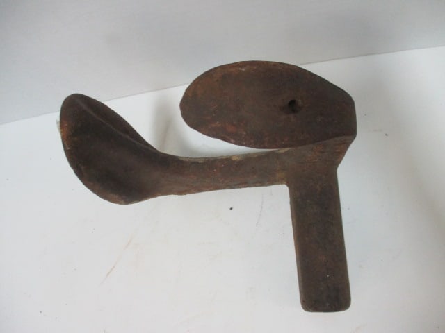 Antique Cast Iron Cobbler's Shoe Last Anvil with Square Mounting Shank - 2