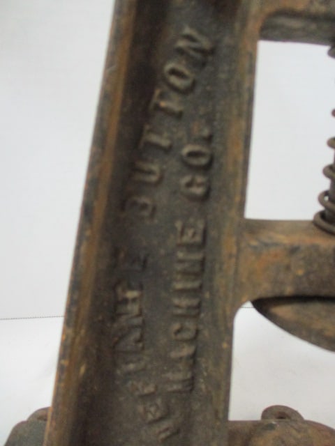 Antique No. 1920 Defiance Button Machine - 3