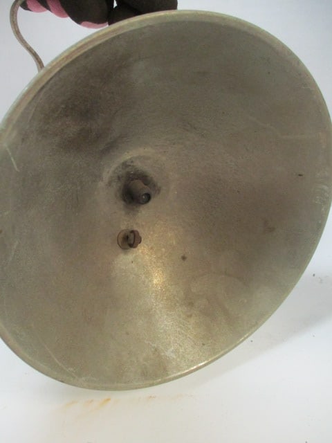 Vintage Justrite Copper Miner's Lamp - 4