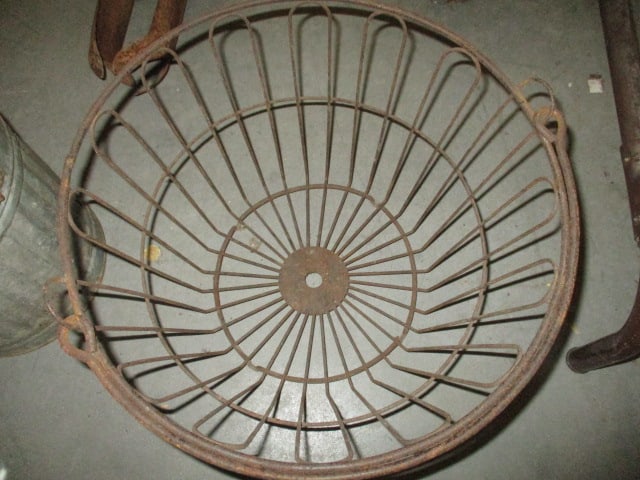 Old Wire Gathering Basket - 2