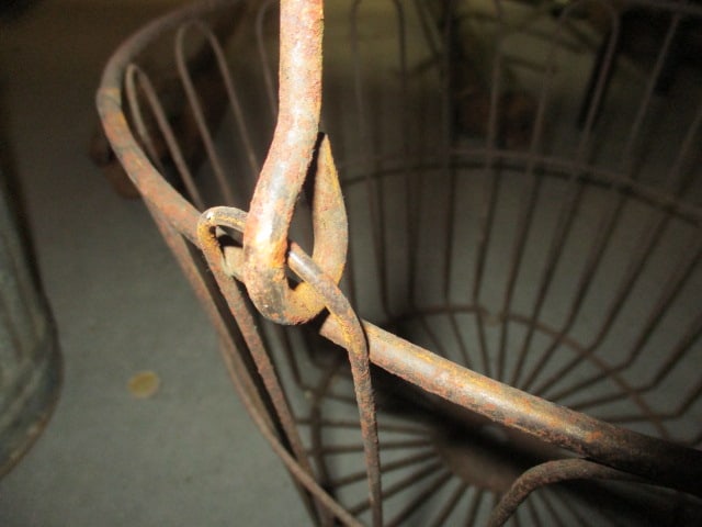Old Wire Gathering Basket - 3