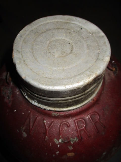 Vintage "New York Central Railroad" Insulated Water Jug/Cooler - 2