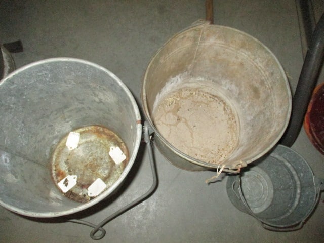 Two Galvanized Pails and Well Water Pail - 2