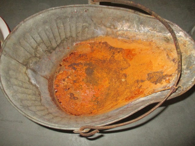 Galvanized Tin Coal/Ash Bucket - 2