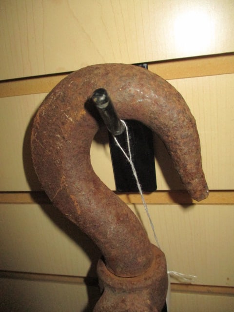 Antique Cast Iron Single Sheave Pulley Block - 4