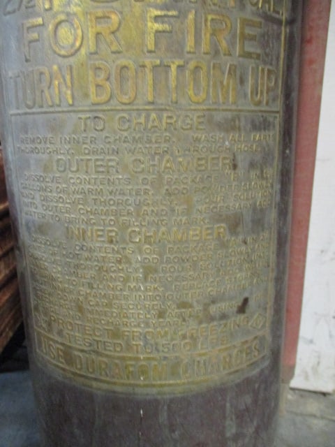 Vintage Elkhart Brass Mfg. Co. 2 1/2 Gallon Foam Copper Tank Fire Extinguisher - 3
