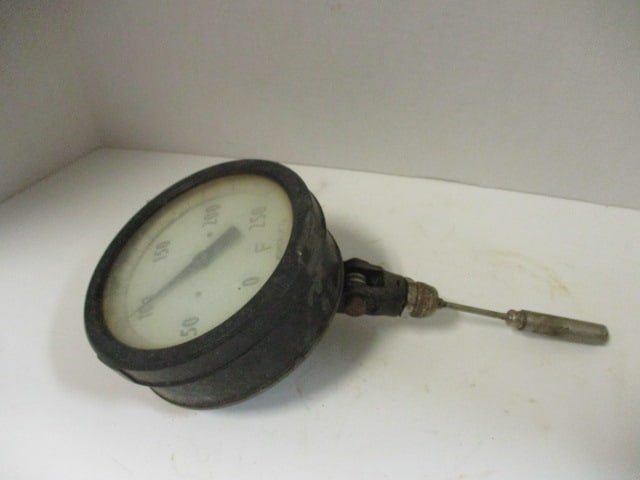Old Ashcroft Industrial Filled System/Remote Rigid Stem Thermometer