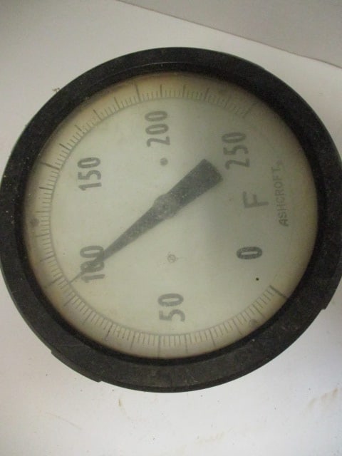 Old Ashcroft Industrial Filled System/Remote Rigid Stem Thermometer - 2