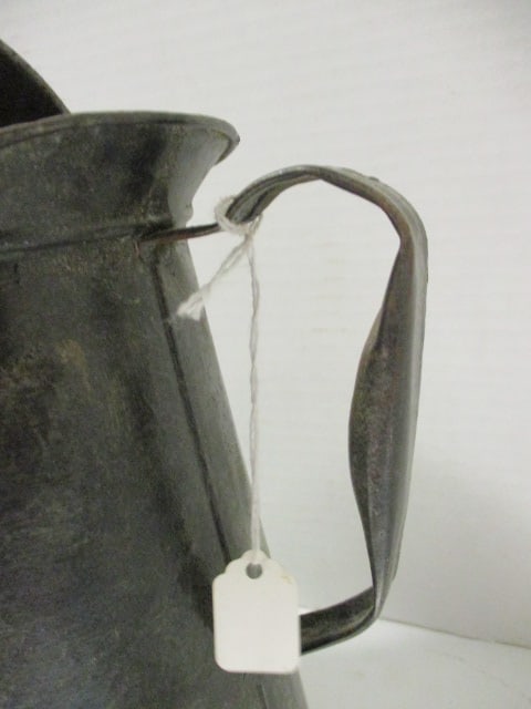 Vintage 1 Gallon Liquid US Standard NY City Approved Tin Galvanized Steel Oil Can - 3