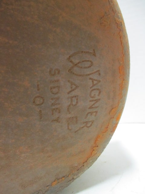 Vintage Wagner Ware Sidney -0- Cast Iron Deep Fryer - 5