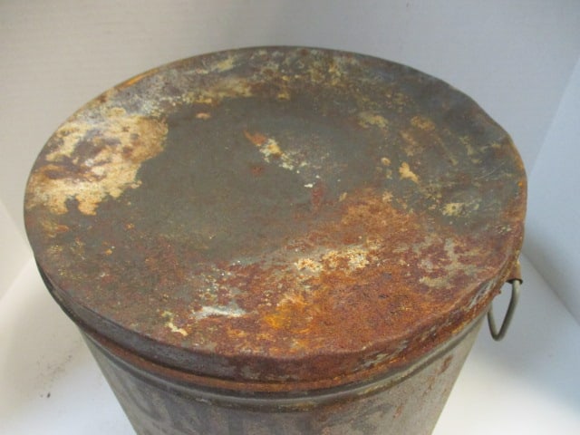 Vintage "Lundy's Pure Lard" 25lb Tin - 4