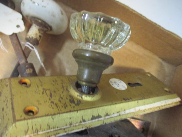 Antique Porcelain and Glass Door Knobs - 5