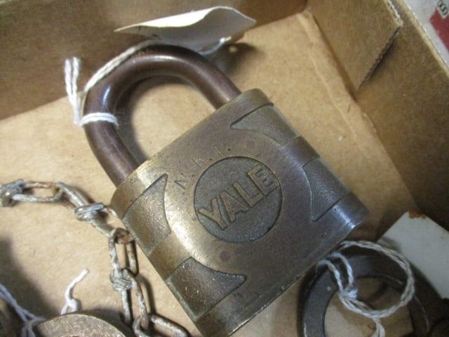 Six Vintage Padlocks - 2
