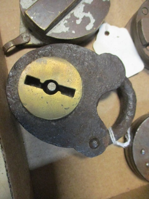 Six Vintage Padlocks - 4